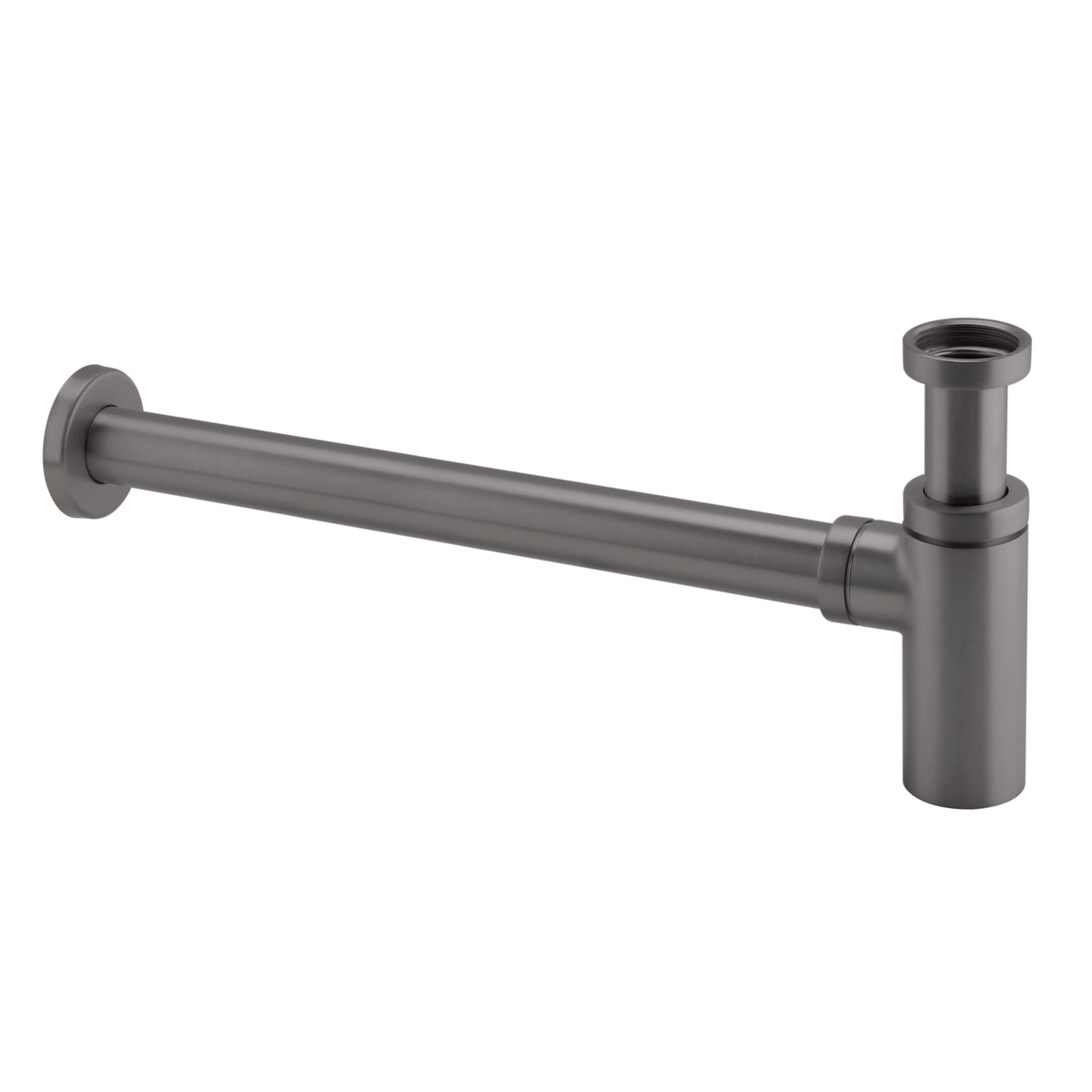 Gunmetal Grey Round Basin Bottle Trap - Arissa