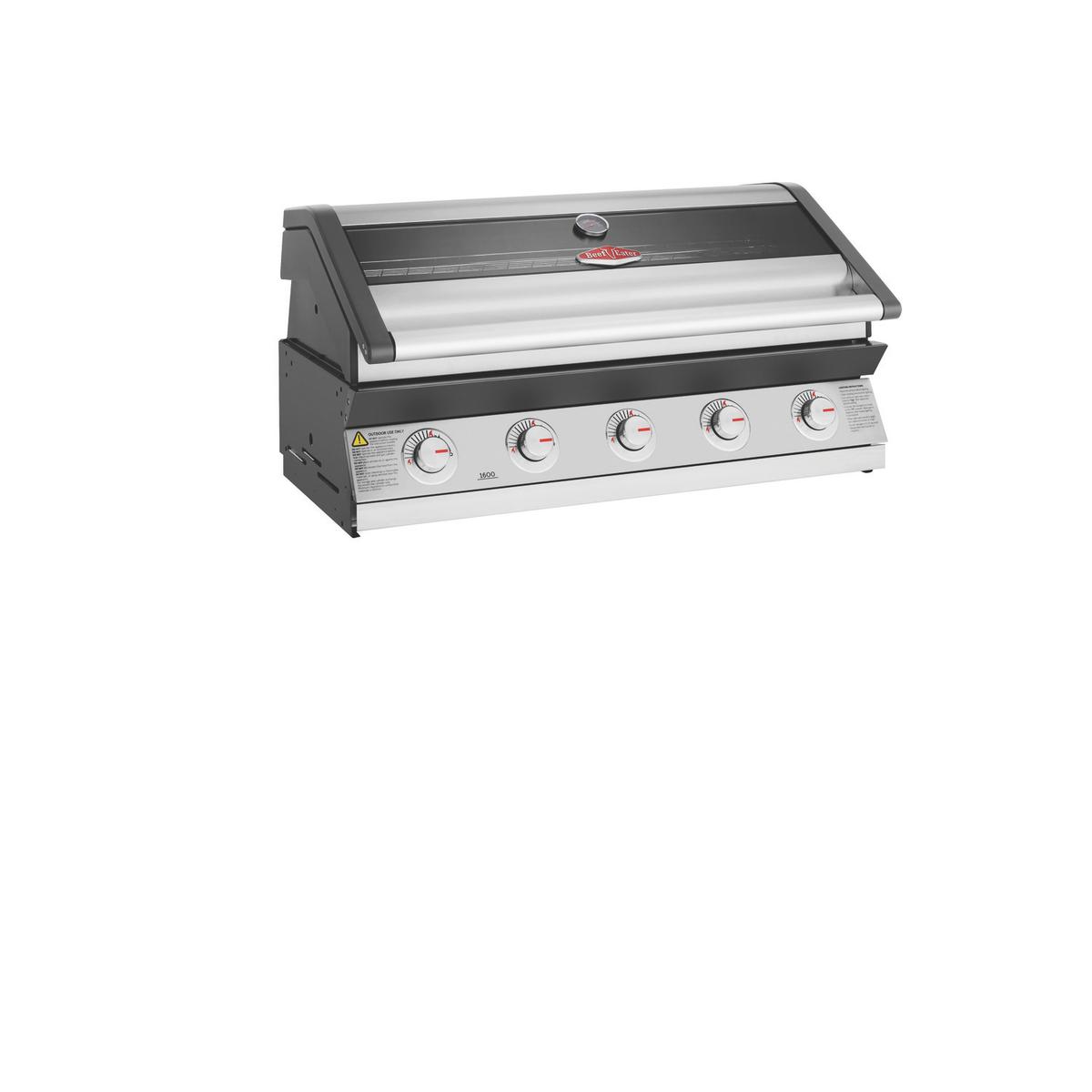 Beefeater 1600S Series 5 Burner Gas Built in BBQ - Stainless Steel