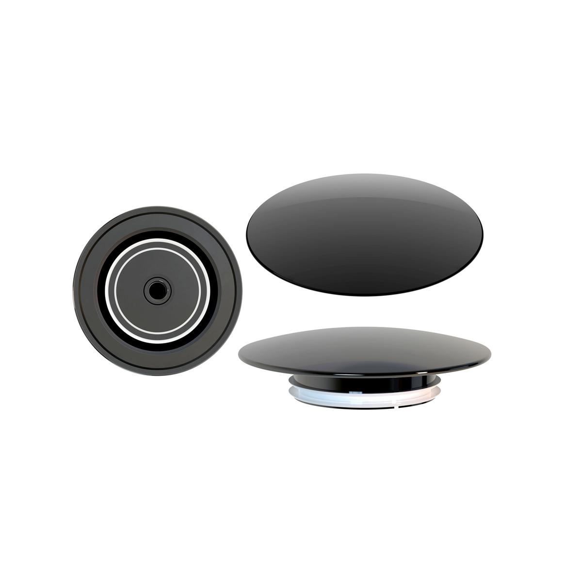 Black Chrome Waste Cover Upgrade