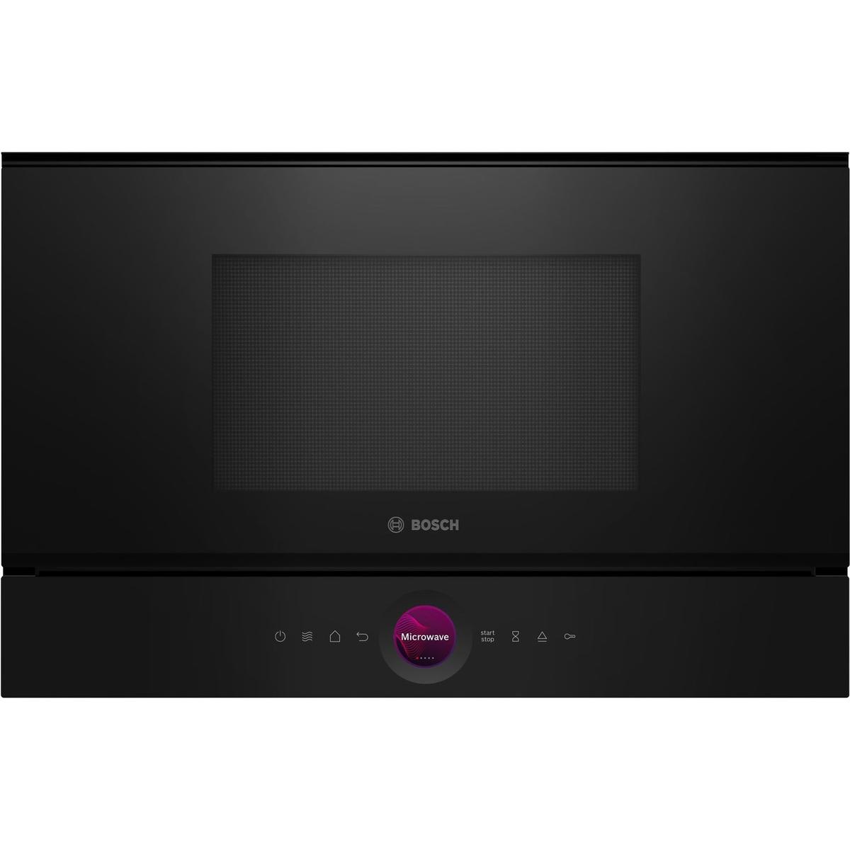 Bosch Series 8 Built-In 900W Microwave - Black