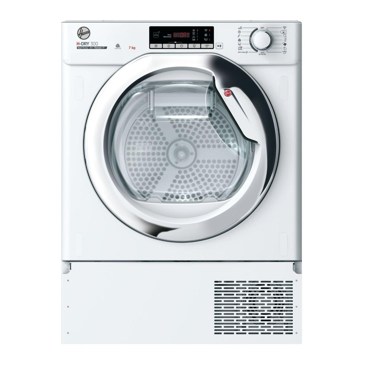 Hoover H-Dry 300 Pro 7kg Integrated Heat Pump Tumble Dryer - White