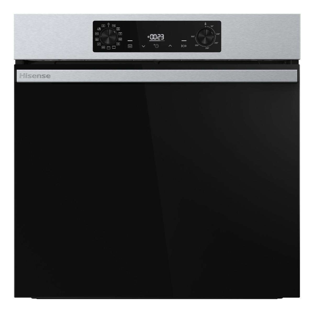 Hisense Hi2 BI626PXUPUK Electric Single Oven with Pyrolytic Cleaning - Stainless Steel