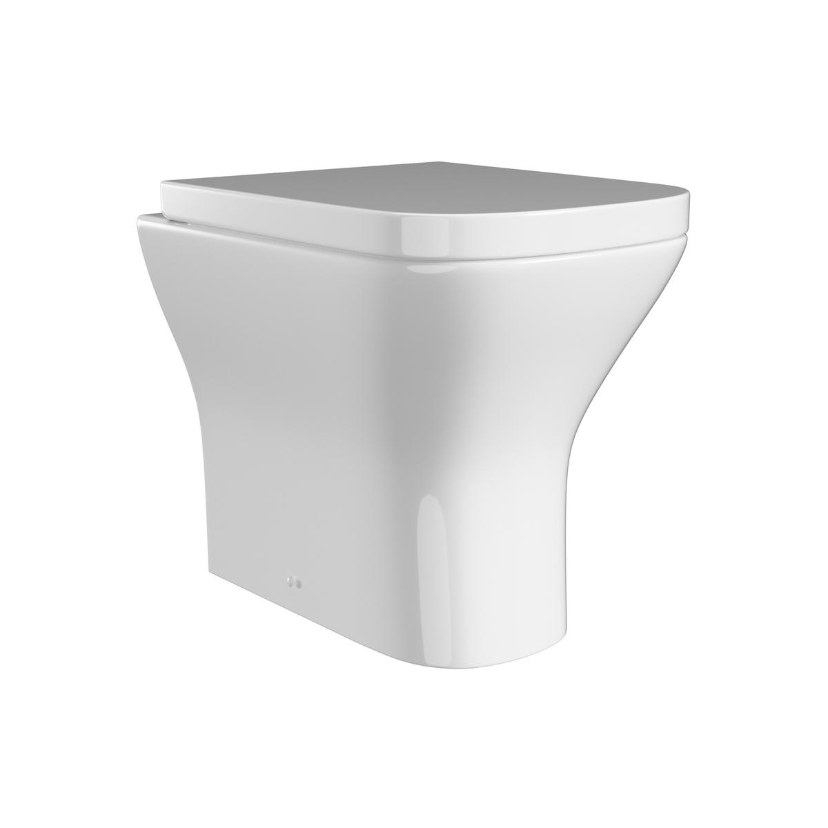 Back to Wall Rimless Toilet with Soft Close Seat - Austin
