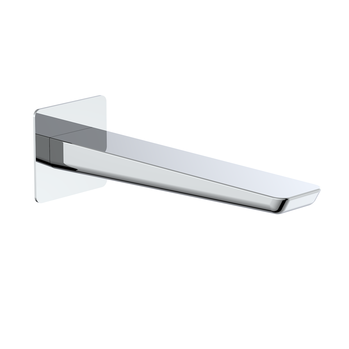 Chrome Wall Mounted Bath Spout - Zana