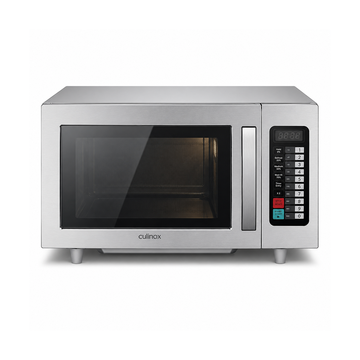Culinox Pro 1000W Freestanding Microwave - Stainless Steel