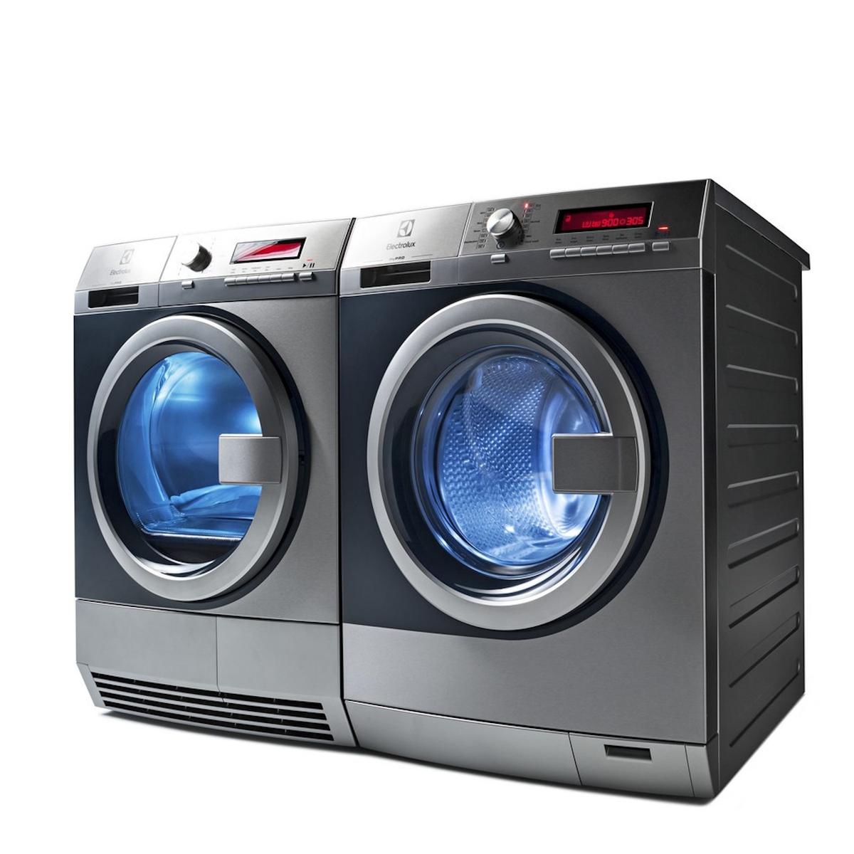Electrolux Professional WE170P 8kg Washing Machine and TE1120 8kg Condenser Dryer