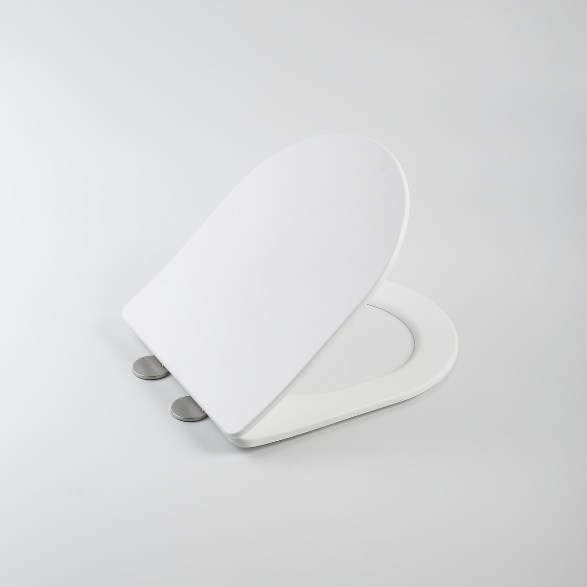 Matt White Soft Close Toilet Seat with Quick release - Verona