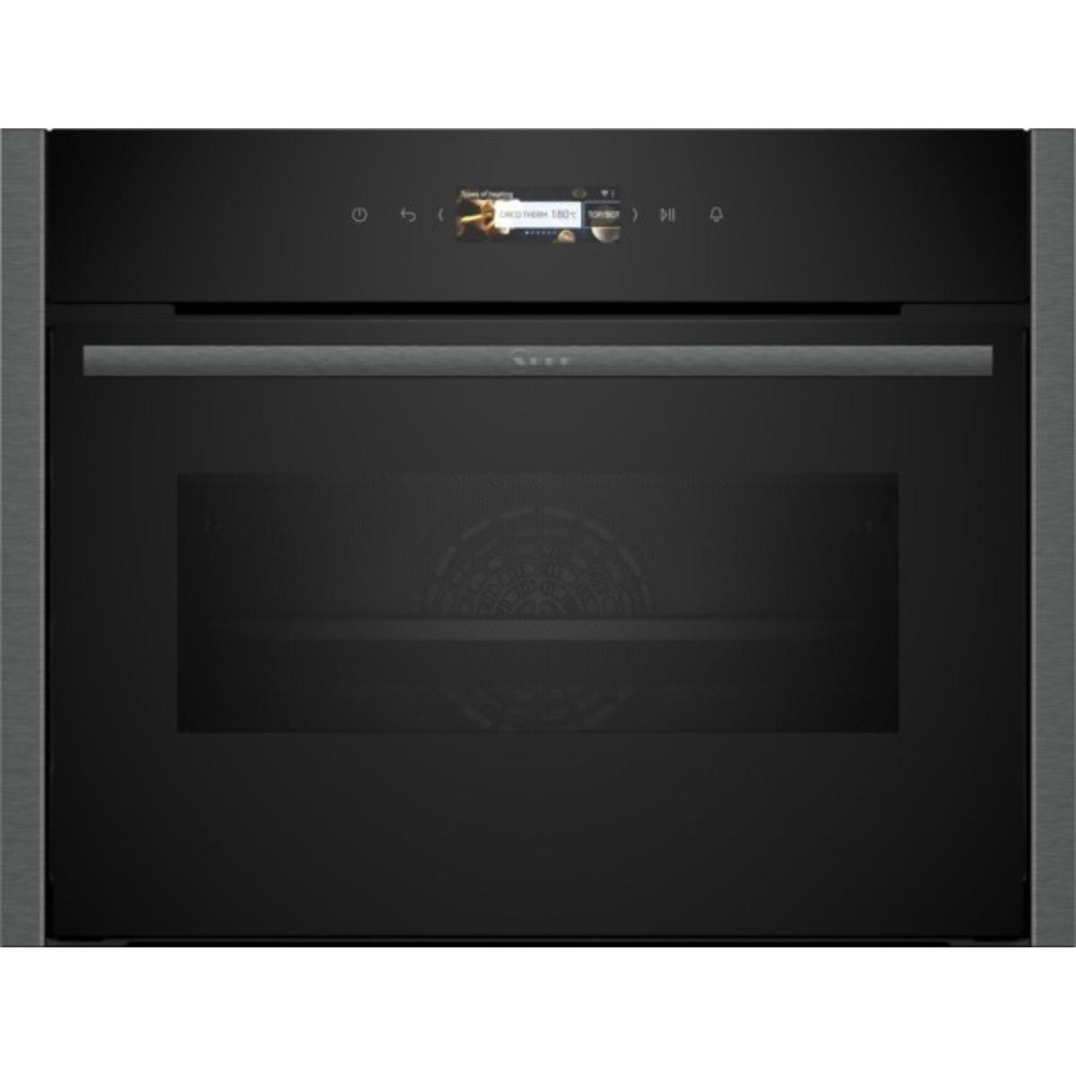 Refurbished Neff N70 C24MR21G0B Built In 45L 900W Combination Microwave Oven Graphite