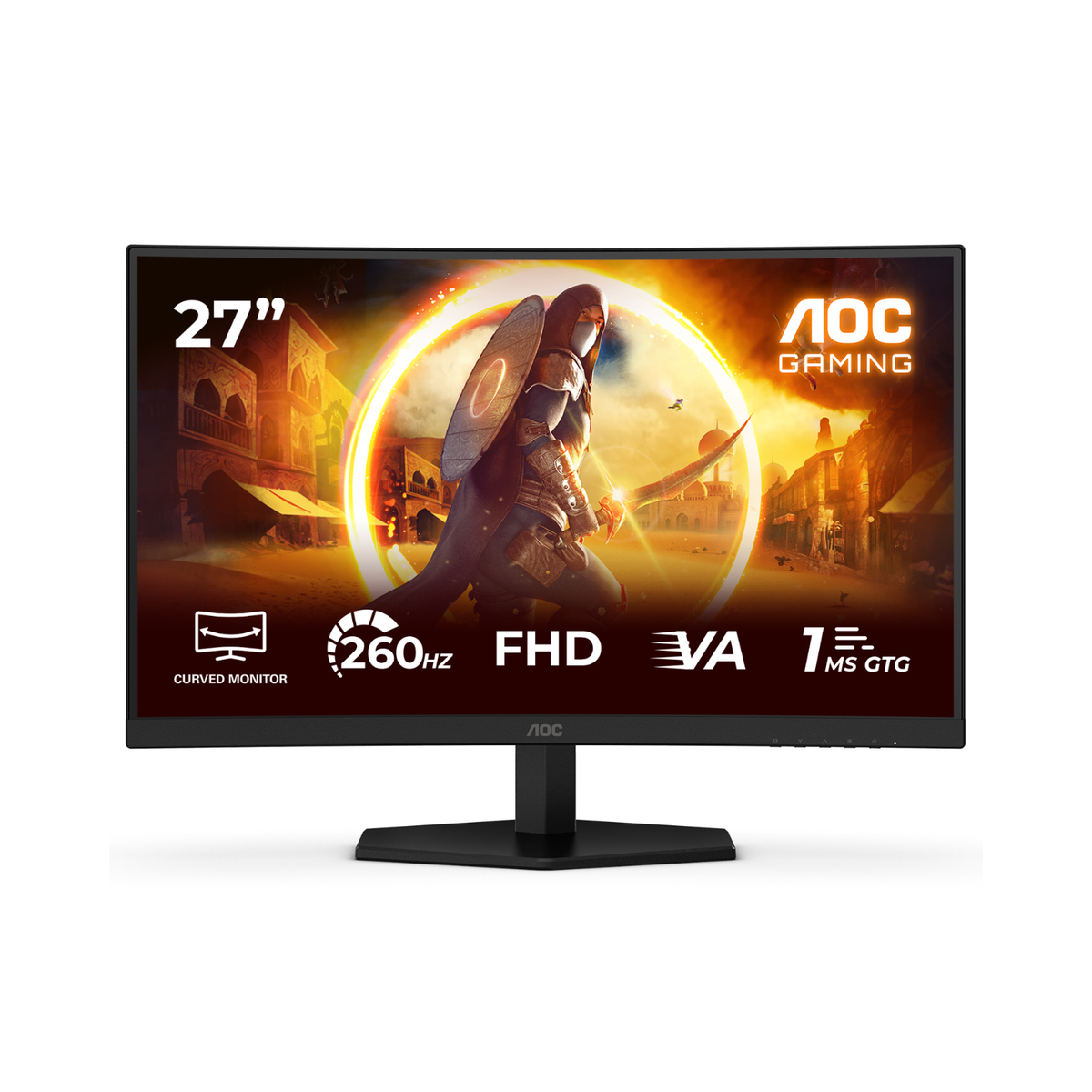 AOC C27G42ZEP 27" Fast VA Full HD 240Hz 0.5ms Curved Gaming Monitor