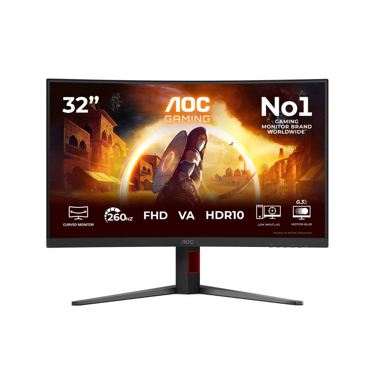 AOC G4 C32G4Z 32" VA Full HD 260Hz 0.3ms Curved Gaming Monitor