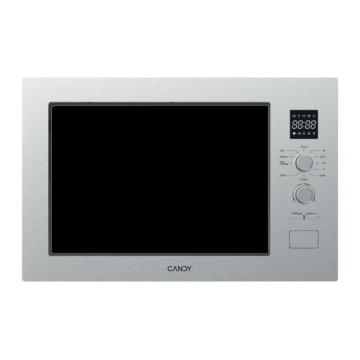 Refurbished Candy Built-In 800W Microwave with Grill - Stainless Steel