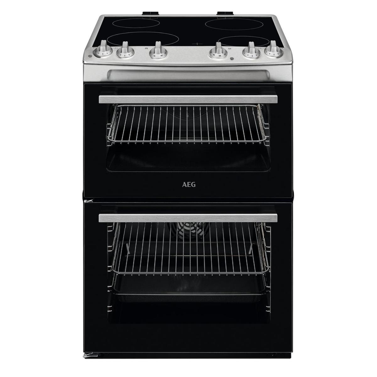 Refurbished AEG 5000 Series 60cm Electric Cooker - Stainless Steel