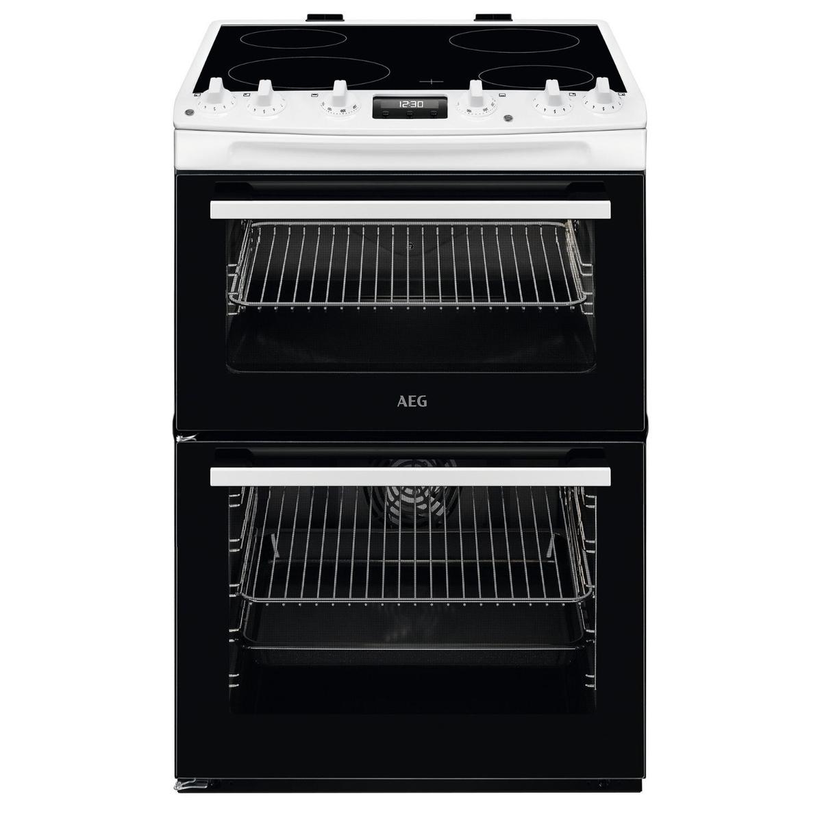 Refurbished AEG CCX6540ACW 60cm Electric Cooker - White