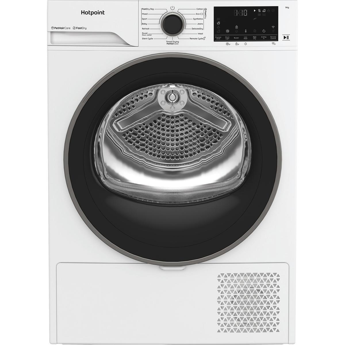 Hotpoint FabricCare 9kg Heat Pump Tumble Dryer - White