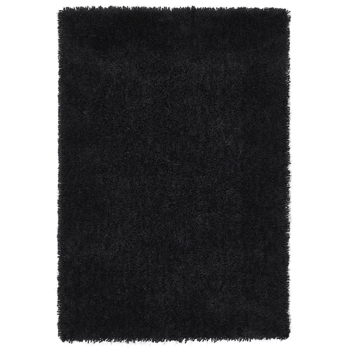 Shaggy Black Rug - 160 x 110 cm - Chicago - Origins