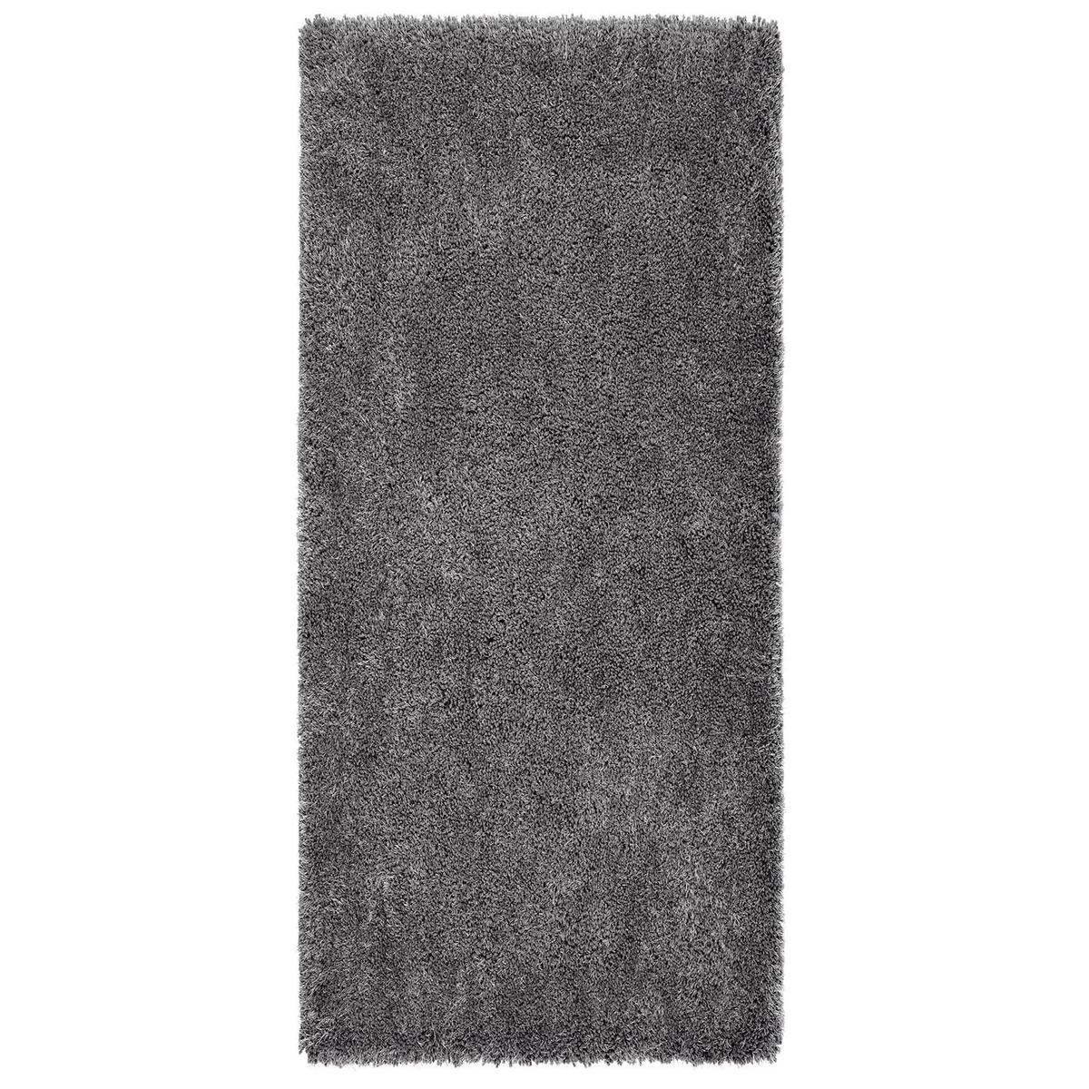 Shaggy Grey Runner Rug - 200 x 67 cm - Chicago - Origins