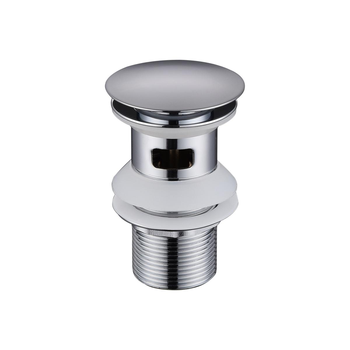ONLY OPENED - Chrome Click Clack Slotted Basin Waste - Better Bathrooms