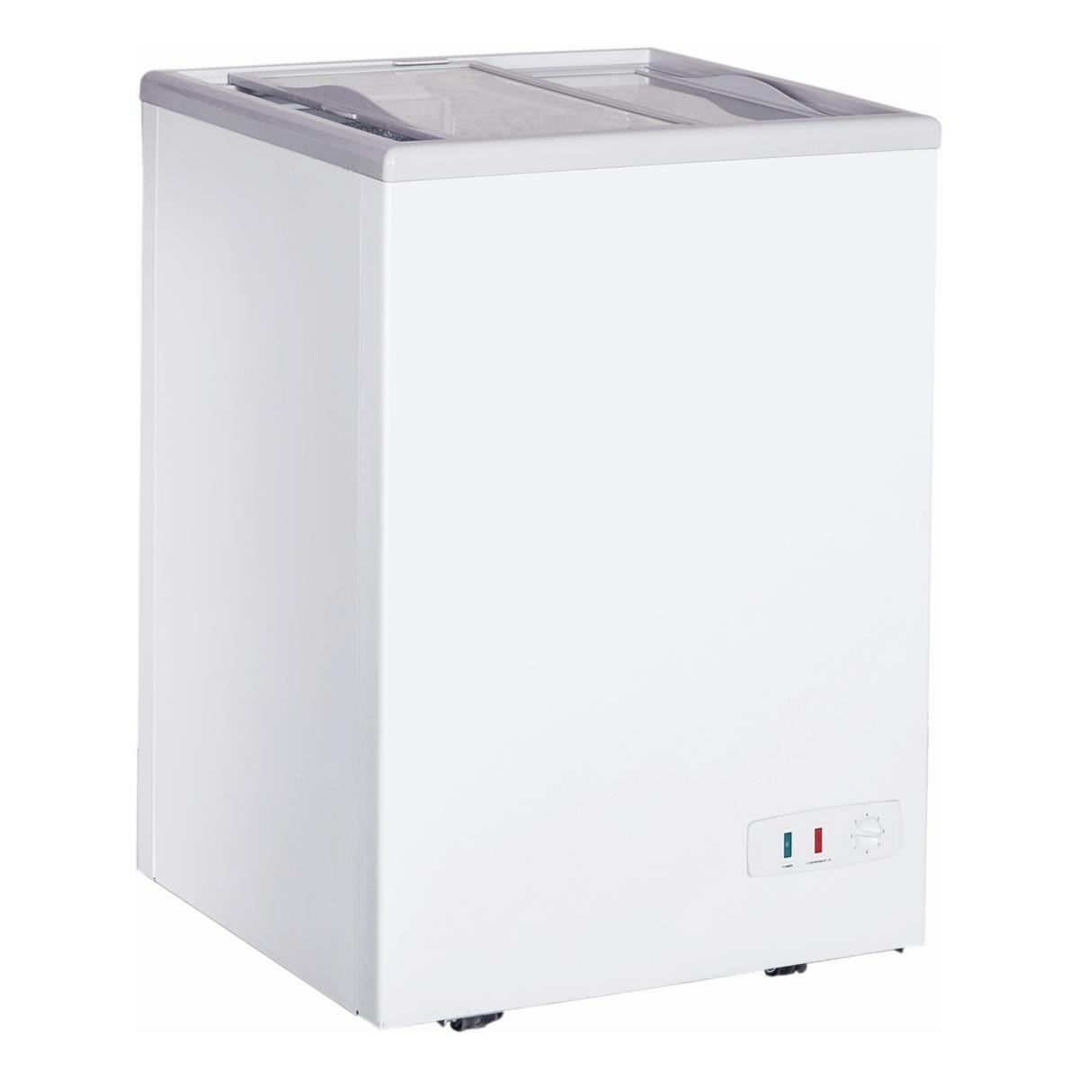 Culinox SD100 Display Freezer with Flat Sliding Glass Lid - 97 Ltr