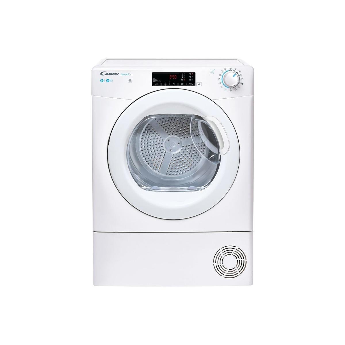 Candy Smart Pro 9kg Condenser Tumble Dryer - Wi-Fi Connected - White