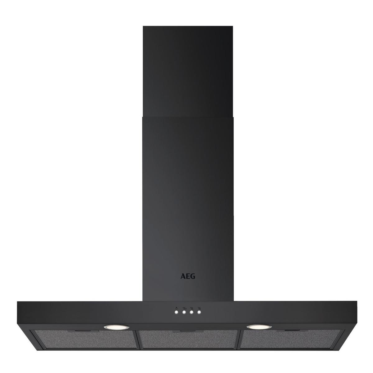 AEG 5000 Series 90cm ExtractionTech Cooker Hood - Black