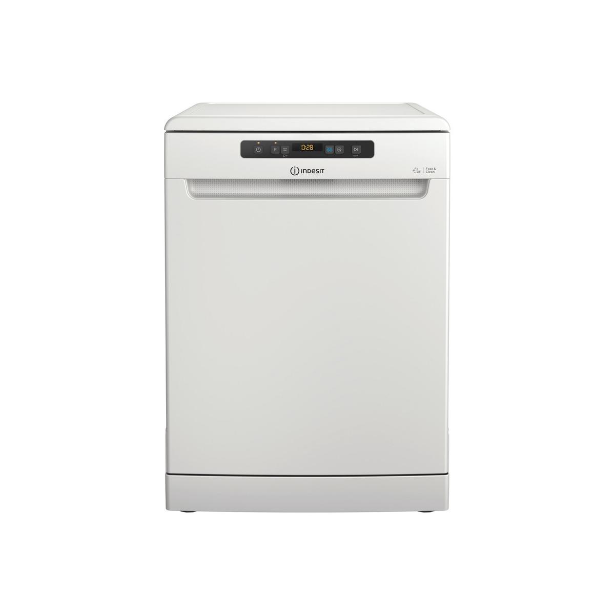 Indesit Fast&Clean Freestanding Dishwasher - D-Rated White