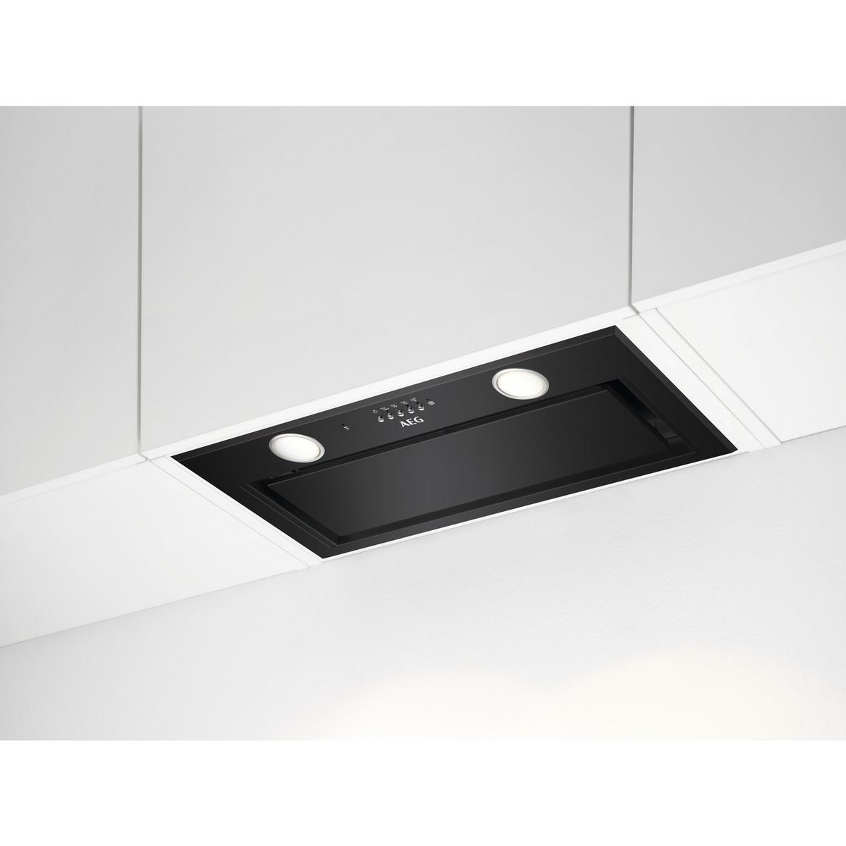 Refurbished AEG 6000 Series 54cm Canopy Cooker Hood - Matt Black