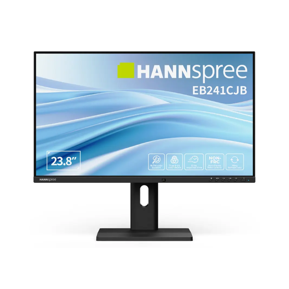 Refurbished HANNspree 24" Hybri Paperlike TN Transflective LCD Full HD USB-C Monitor