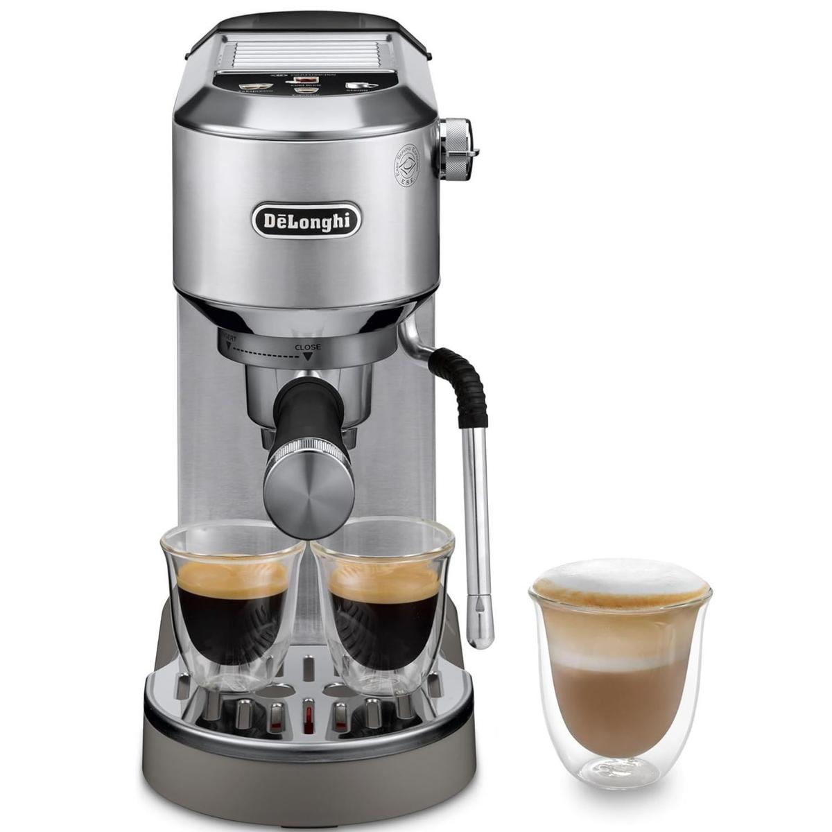 De’Longhi Dedica Duo Espresso Machine EC890.M - Stainless steel