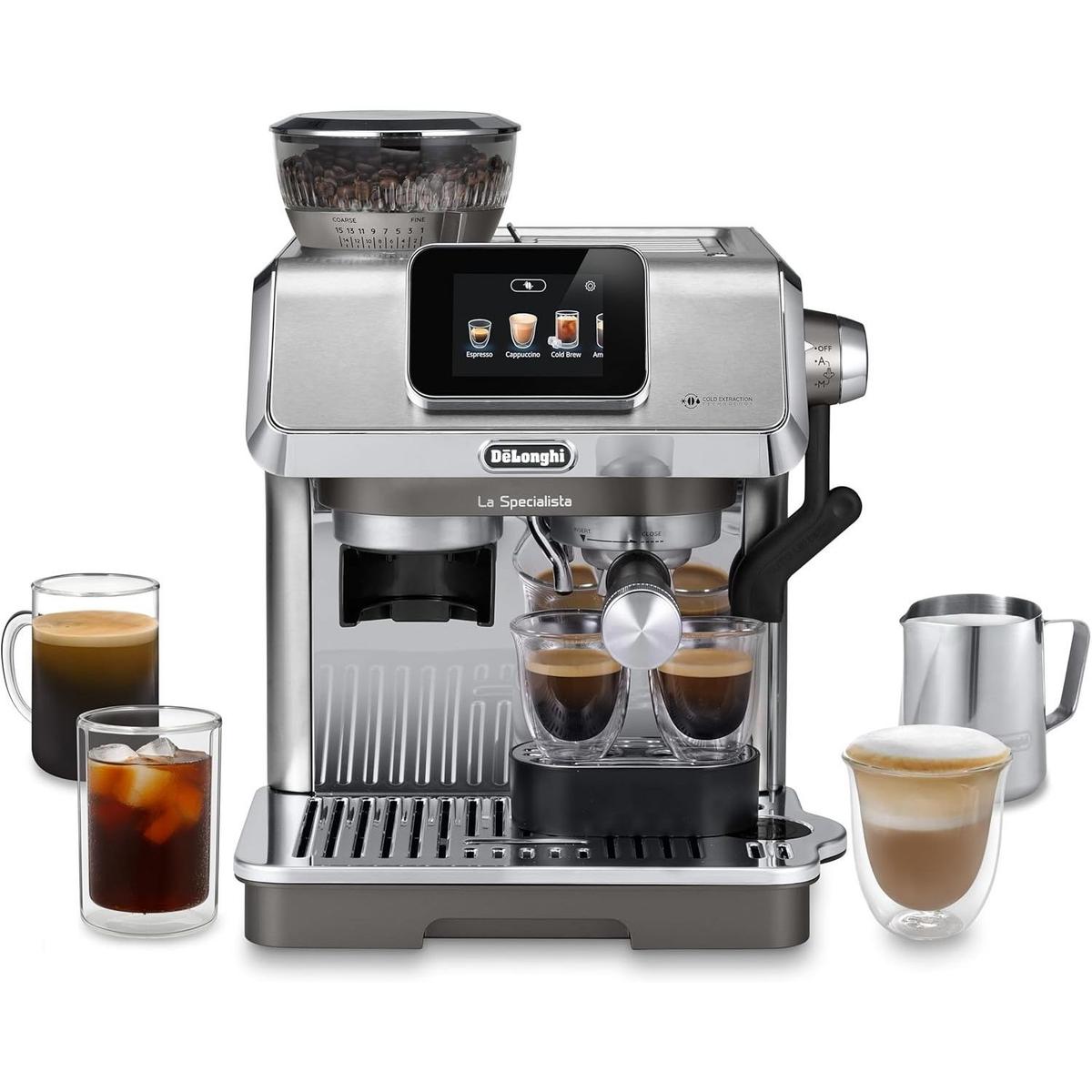 De’Longhi La Specialista Touch Bean-to-Cup Coffee Machine EC9455.M  – Stainless Steel