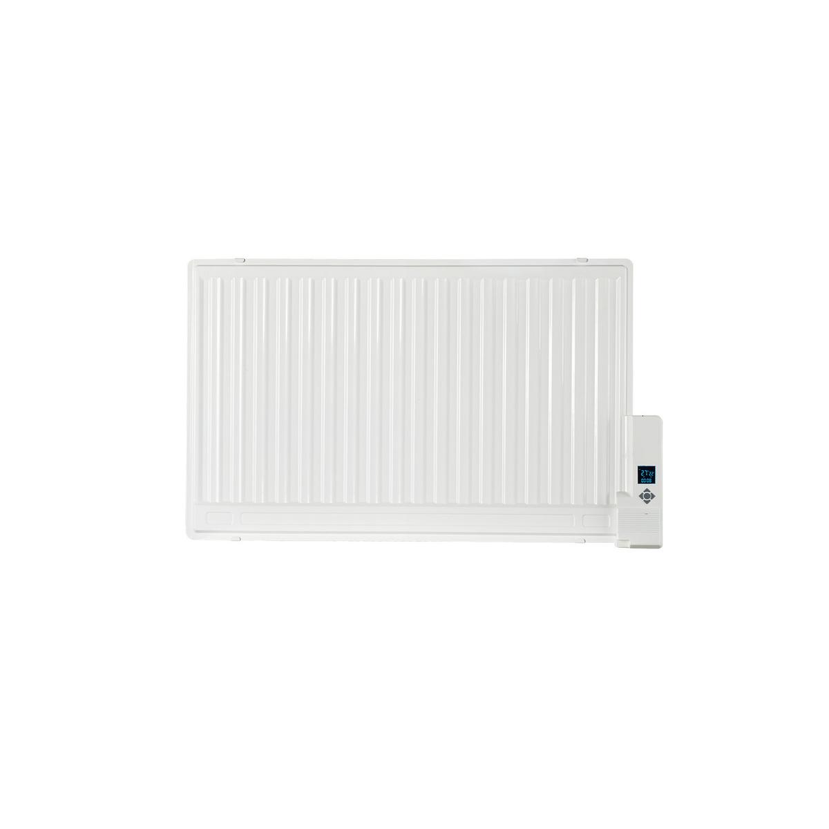 Refurbished electriQ Ultraslim 800W Wall Mountable Oil Filled Radiator with Thermostat and Weekly Timer