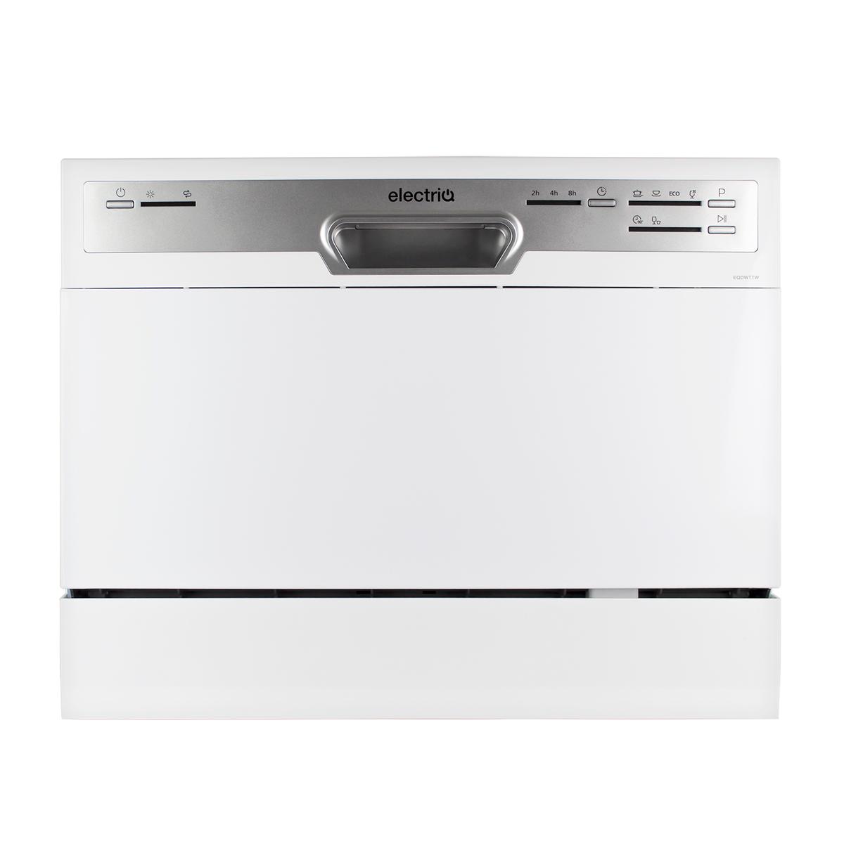 electriQ Mini Table Top Dishwasher - White