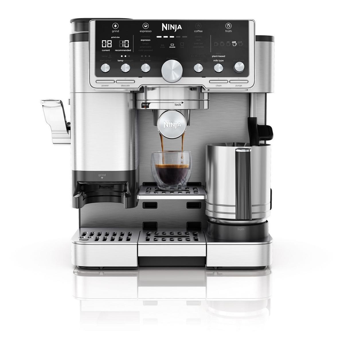Ninja Luxe Cafe Premier Bean to Cup Coffee Machine ES701UK- Stainless Steel