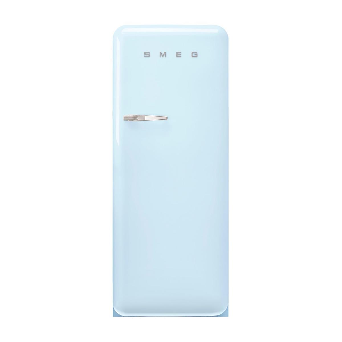 Smeg 244 Litre Fifties Style Right Hand Hinge Freestanding Fridge With Ice Box - Pastel Blue