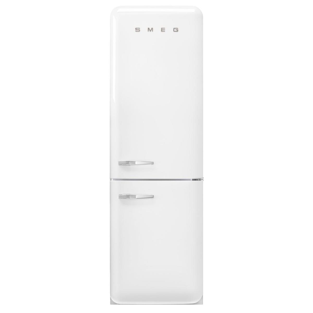Smeg 331 Litre Fifties Style Right Hand Hinge 70/30 Fridge Freezer - White