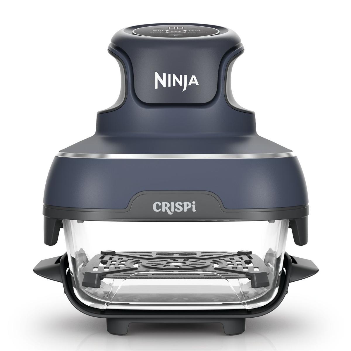 Ninja FN101UKGY CRISPi 4-in-1 Portable Air Fryer Cyberspace Blue Healthy Crispy Cooking