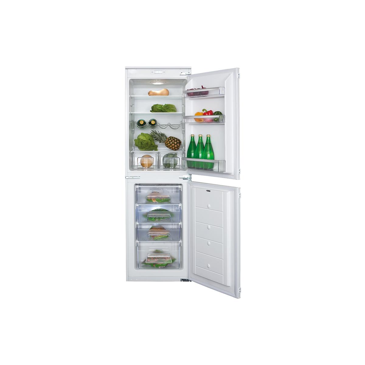 Refurbished CDA 154 Litre 50/50 Integrated Upright Fridge Freezer - White