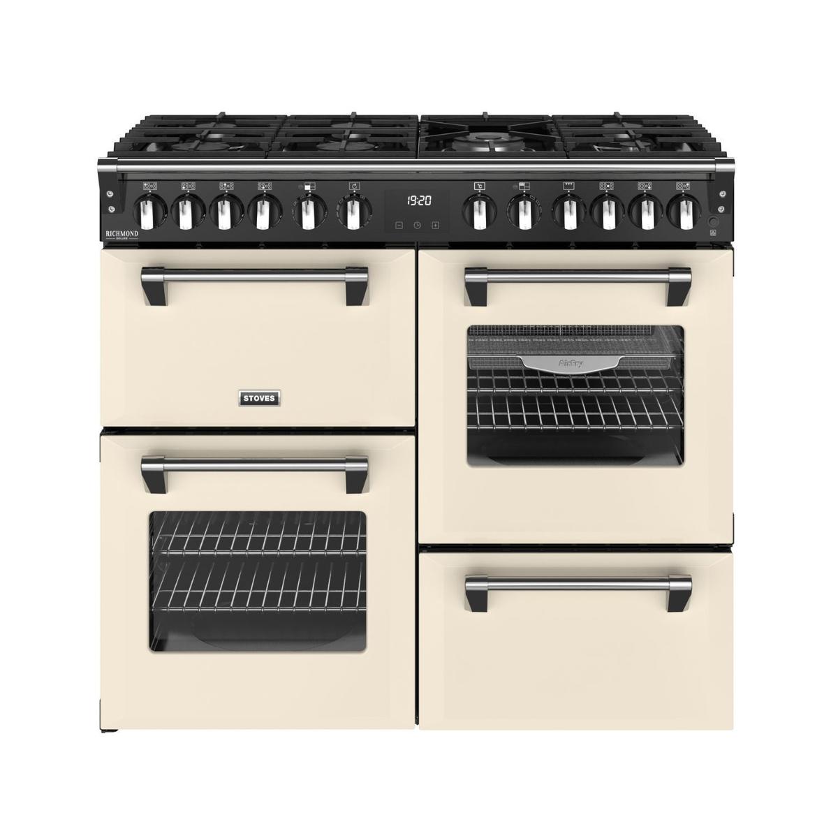 Stoves Richmond DX 100cm Dual Fuel Range Cooker - Cream