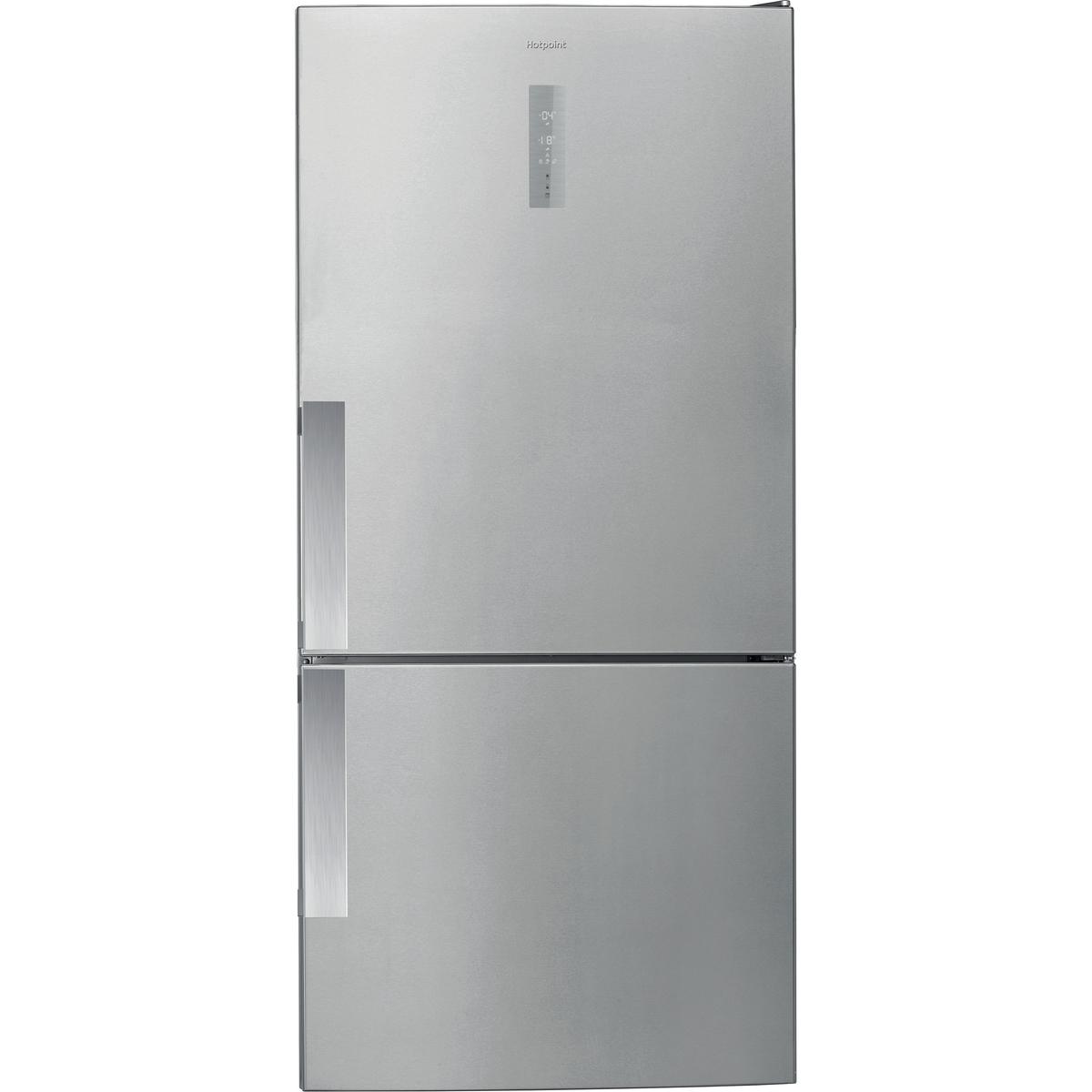 Refurbished Hotpoint H84BE72X Freestanding 588 Litre 60/40 Frost Free Fridge Freezer Inox