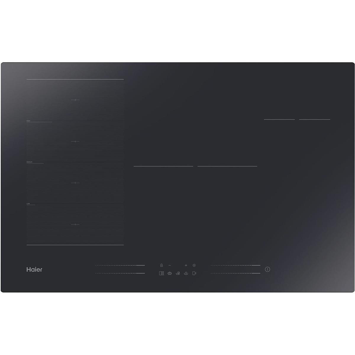 Refurbished Haier HAMTSJ86MC/1 80cm 4 Zone Induction Hob Black