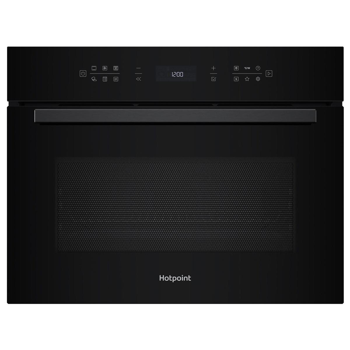 Hotpoint Class 6 Built-In Compact Combination Microwave Oven - Black