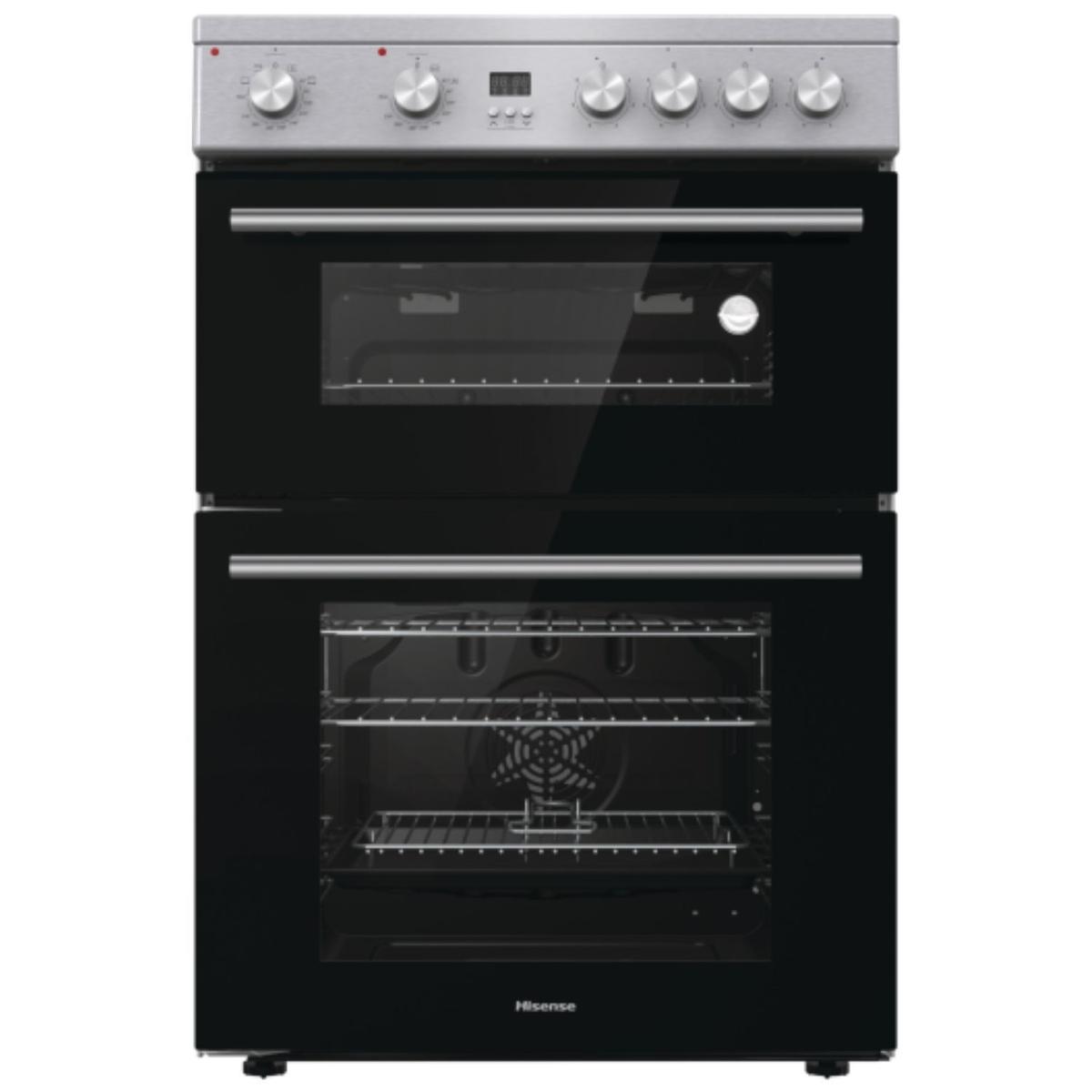 Hisense 60cm Electric Cooker - Stainless Steel