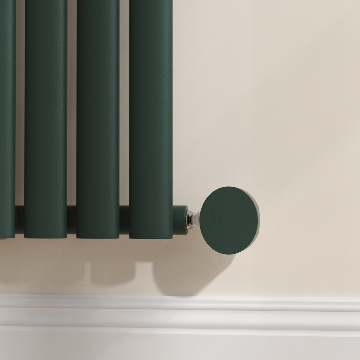 Evergreen Finish Control Panel Cover for Designer Radiator Heating Elements