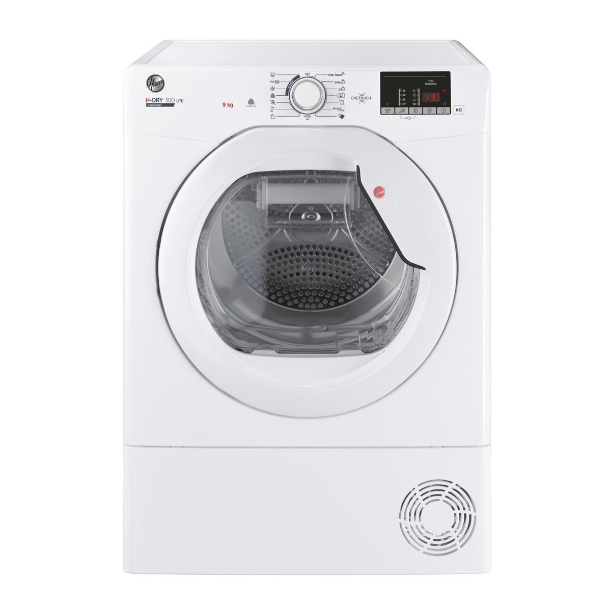 Hoover H-Dry 300 Lite 9kg Condenser Tumble Dryer - White