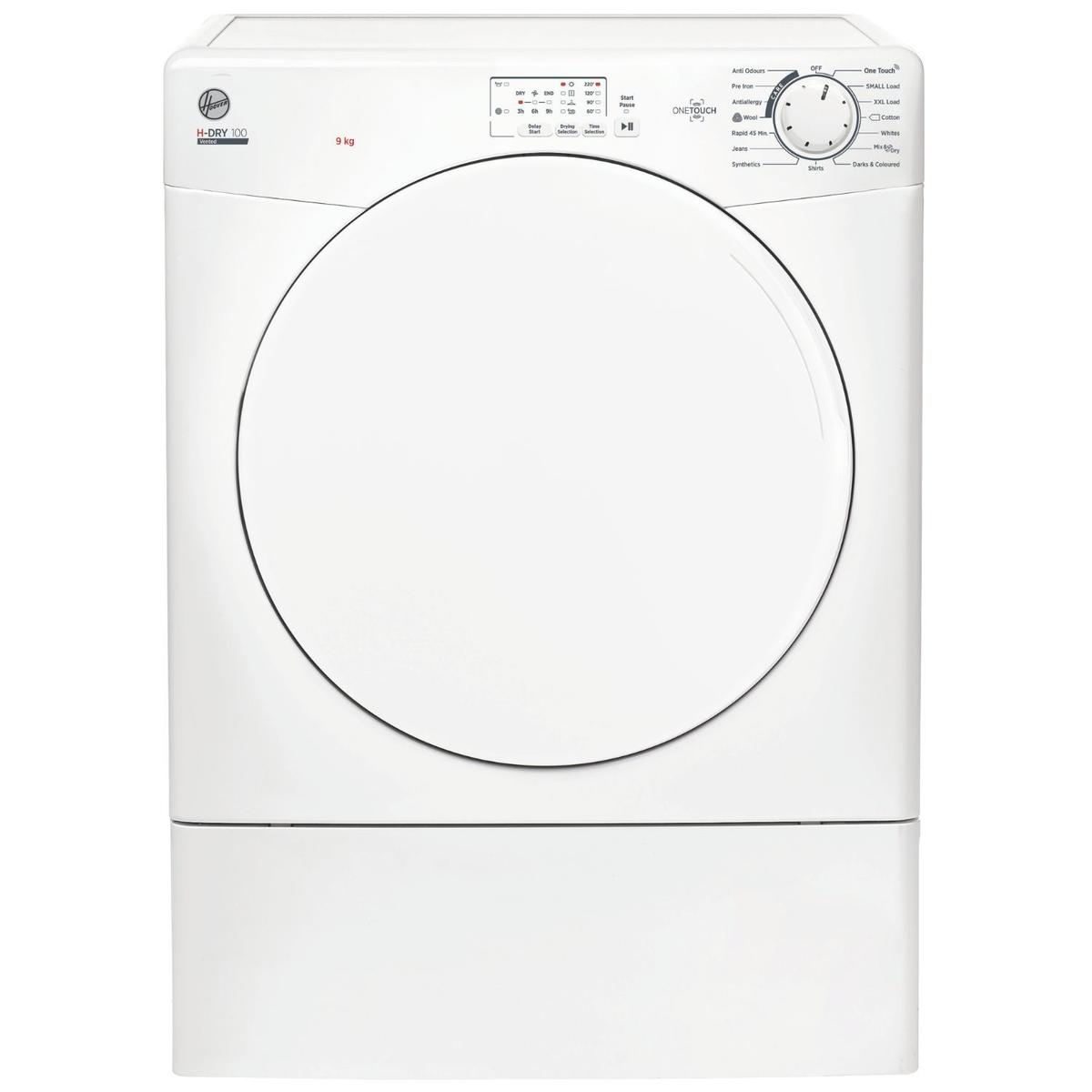 Hoover H-Dry 100 9kg Vented Tumble Dryer - Smart Connect - White