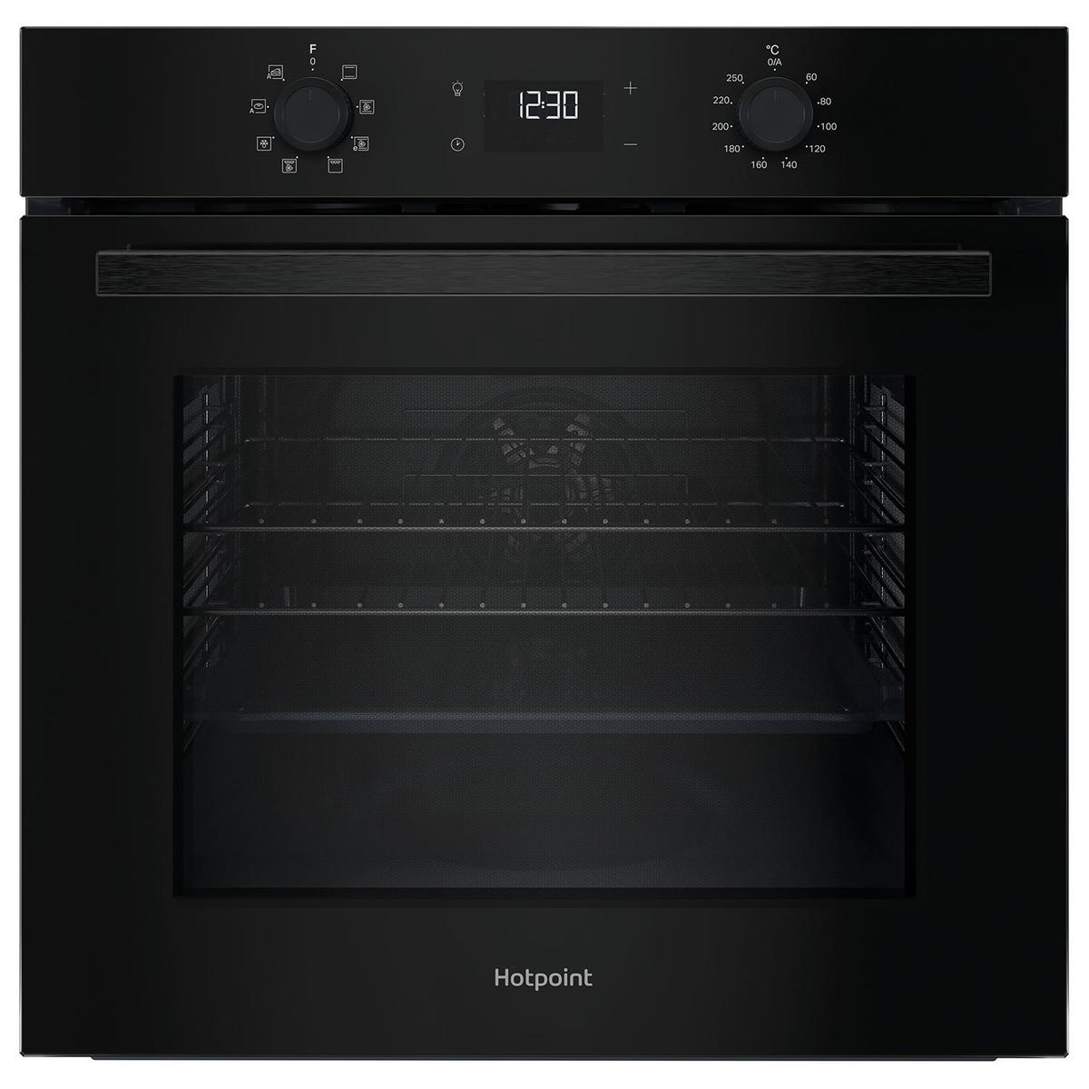 Hotpoint Class 2 HO455CBUK Electric Fan Assisted Single Oven - Black