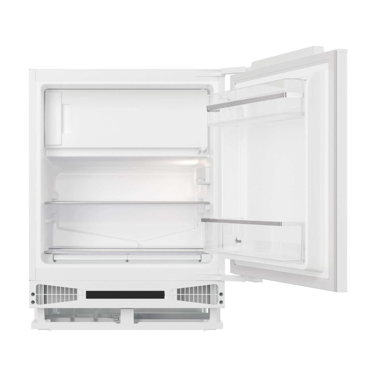Hoover 95 Litre 83cm Integrated Under Counter Fridge with Fixed Door Hinge