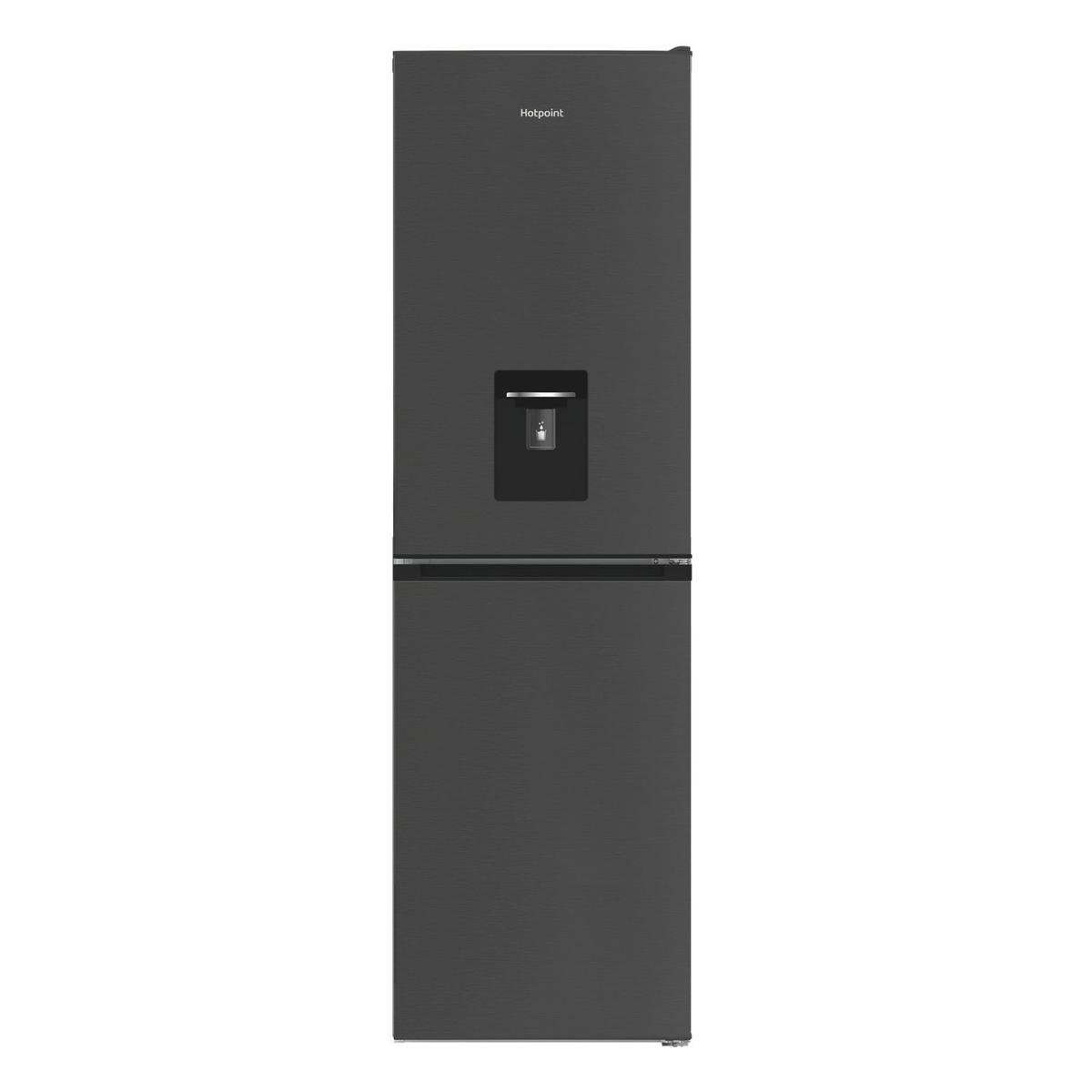 Hotpoint 268 Litre 50/50 Freestanding Fridge Freezer - Dark Stainless Steel