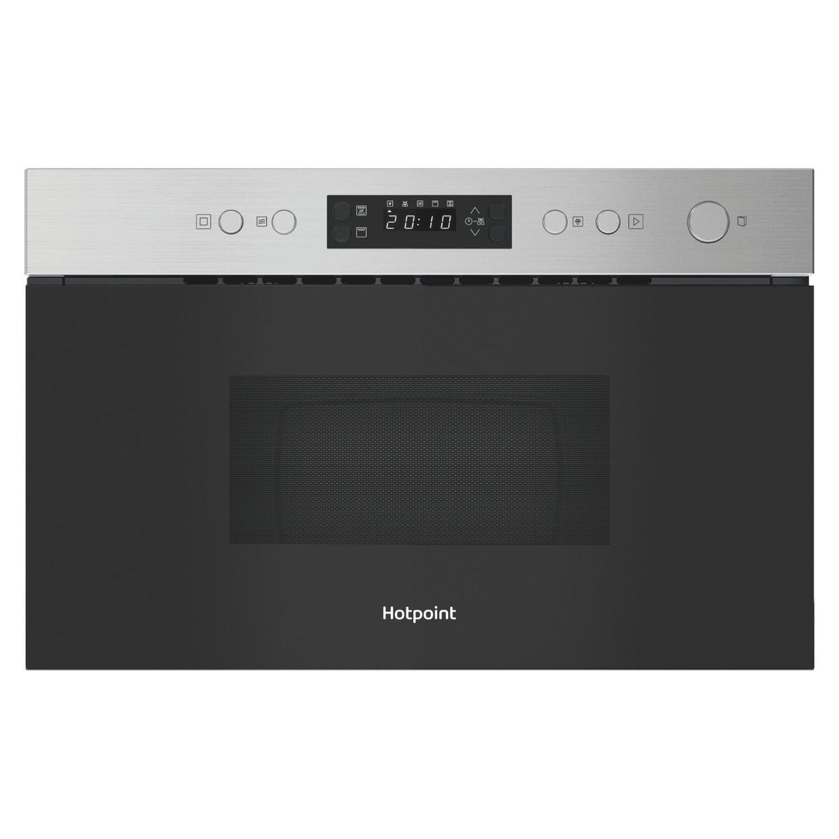 Refurbished Hotpoint Class 3 HPM K12C XUK Built In Microwave and Grill - Stainless Steel