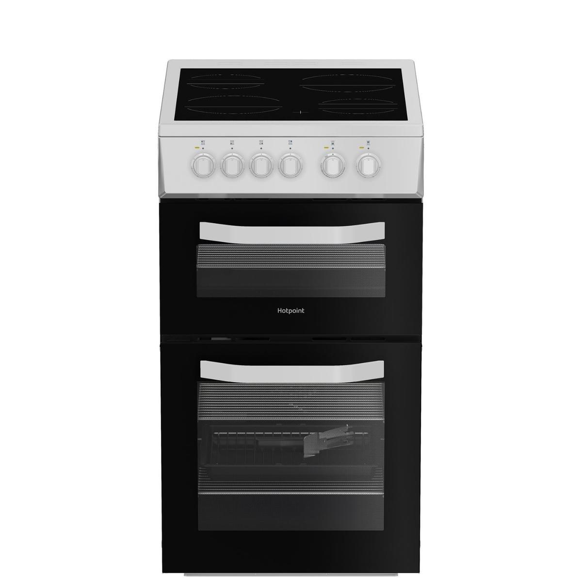 Hotpoint 50cm Electric Cooker - White