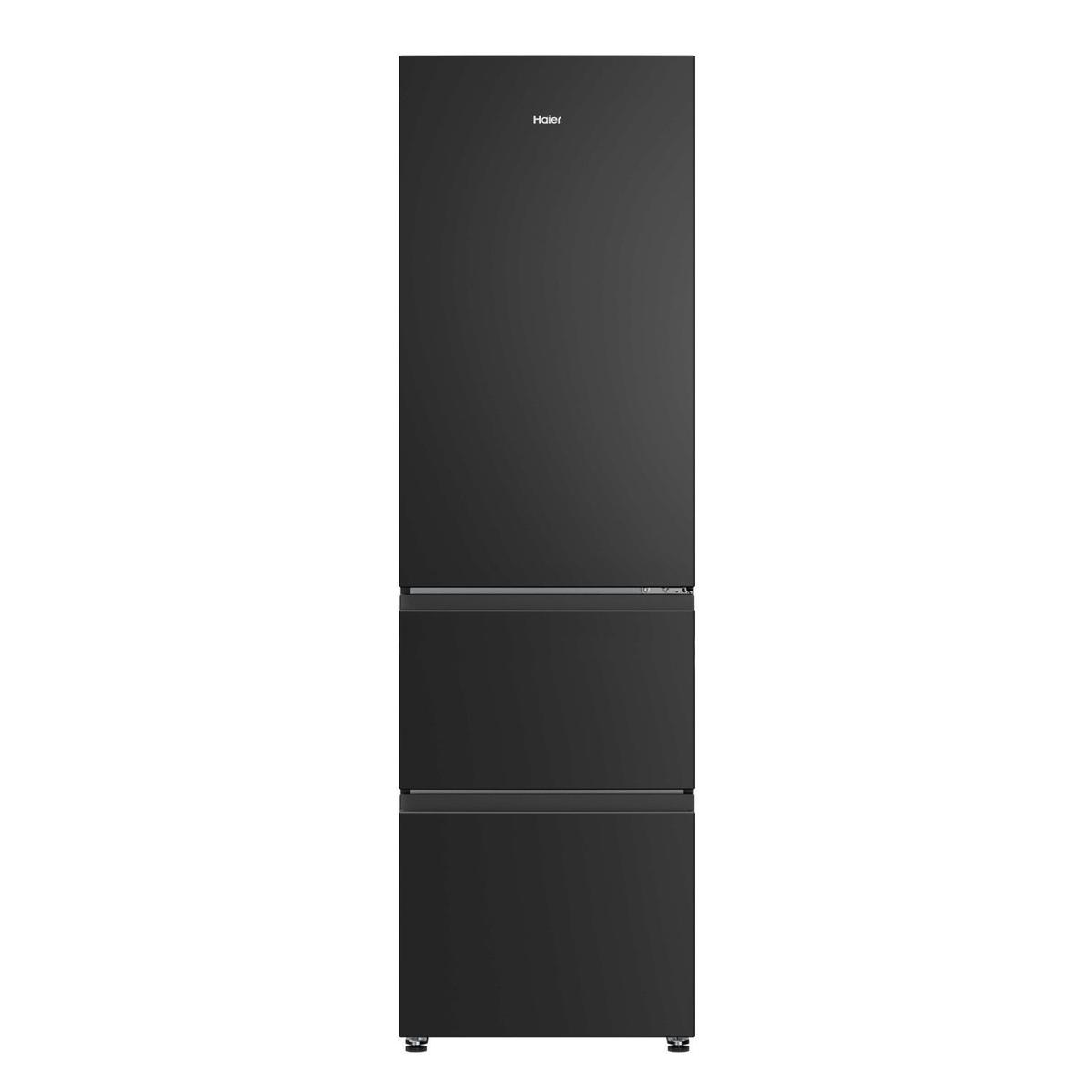 Haier 3D 55 Series 3 303 Litre 60/40 Freestanding Fridge Freezer - Black